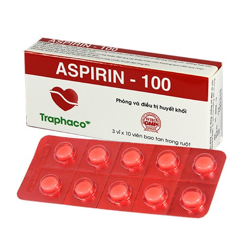 Thuốc viên chống đột quỵ Aspirin có tác dụng ngăn ngừa hình thành các cục máu đông