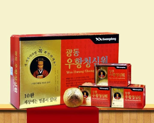Viên uống chống đột quỵ Hàn Quốc An Cung Ngưu Hoàng Hoàn ông già