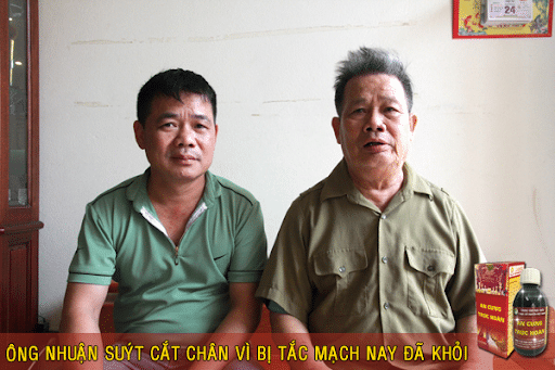 Ông Nhuận suýt cắt chân vì bị tắc mạch nay đã khỏi vì uống An Cung Trúc Hoàn